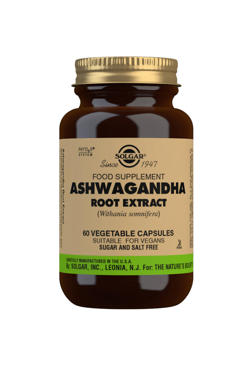 SOLGAR Ashwagandha Root Extract 60 Capsules - Life Pharmacy St Lukes