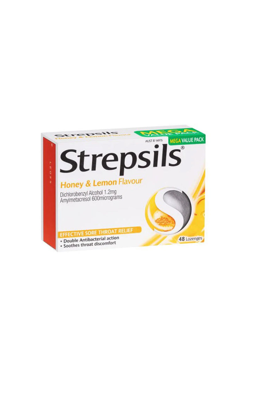 STREPSILS Lozenge Honey/Lemon 48s - Life Pharmacy St Lukes