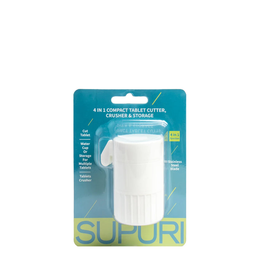 SUPURI 4in1 Tablet Cutter & Crusher & Storage