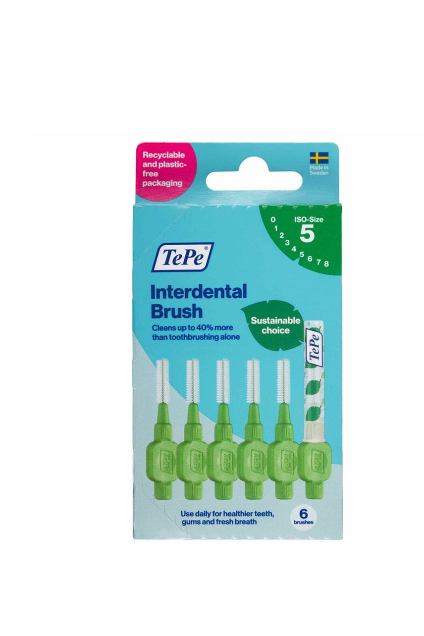 TePe Interdental Brush Size 0.8mm Green 6 Pack - Life Pharmacy St Lukes