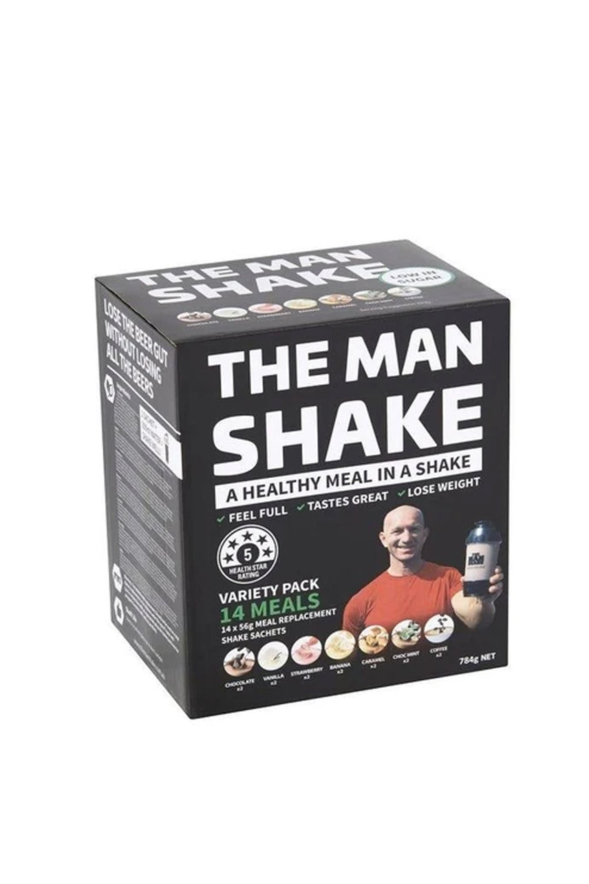 THE MAN SHAKE Variety Pack Sachet 14 Pack - Life Pharmacy St Lukes