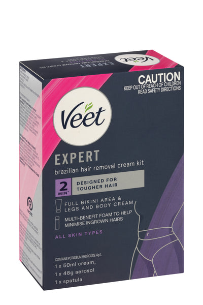 VEET Expert Brazilian Hair Removal Kit - Life Pharmacy St Lukes