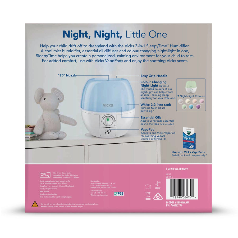 Vicks 3-in-1 SleepyTime Humidifier