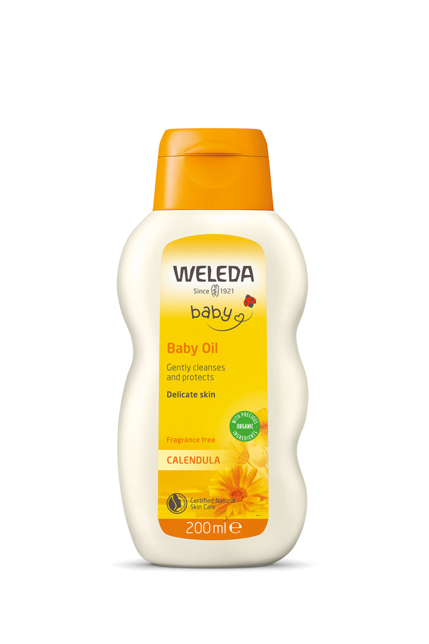 WELEDA Calendula Baby Oil Fragrance Free 200ml - Life Pharmacy St Lukes