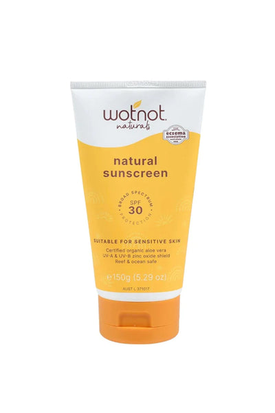 WOTNOT Nat Sun Screen Family SPF30 150g - Life Pharmacy St Lukes