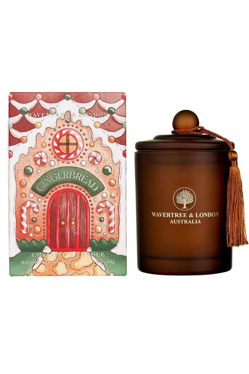 WAVERTREE & LONDON Christmas Gingerbread Candle 330g - Life Pharmacy St Lukes