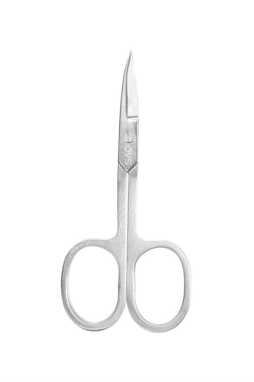QVS 10-1041 Metro Nail Scissors - Curved Blades - Silver - Life Pharmacy St Lukes