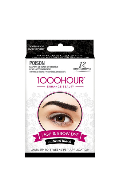 1000 Hour Lash & Brow Dye Kit Black - Life Pharmacy St Lukes