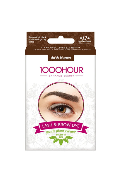 1000 Hour Lash & Brow Dye Kit - Dark Brown - Life Pharmacy St Lukes