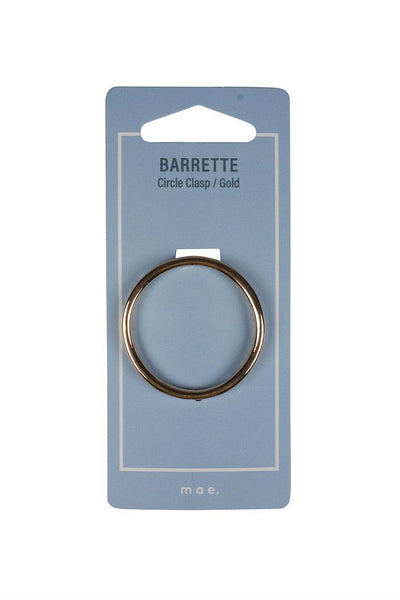MAE 40-2107 Barrette Gold Circle Clasp - Life Pharmacy St Lukes
