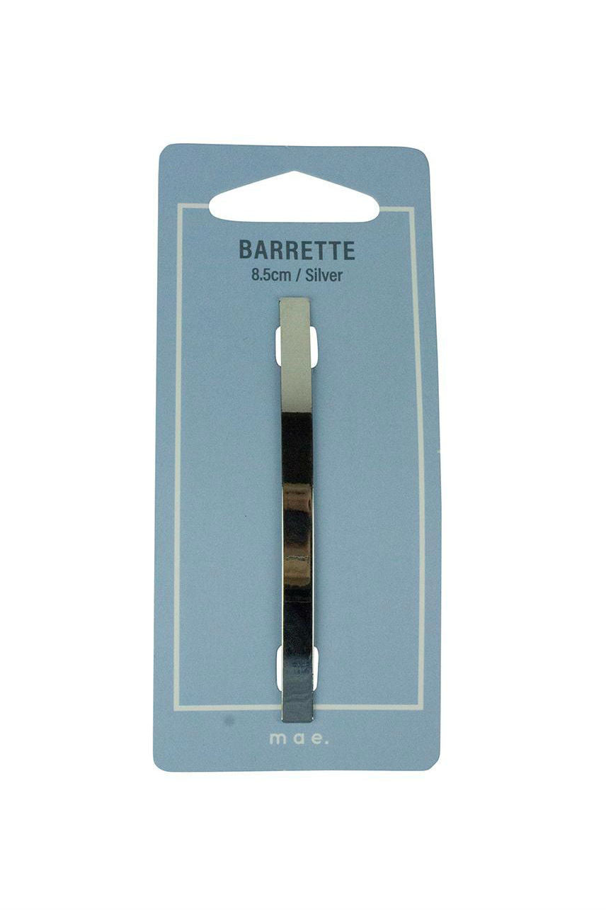 MAE 40-2108 Barrette 8.5cm Silver Metal - Life Pharmacy St Lukes