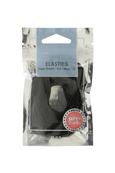 MAE 40-2204BK Elastic Stretch Black 20pcs - Life Pharmacy St Lukes