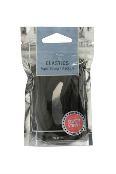 MAE 40-2208BK Elastic Super Strong Black 6pcs - Life Pharmacy St Lukes