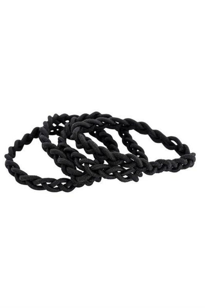 MAE 40-2220BK Elastic Braid Black 4pcs - Life Pharmacy St Lukes