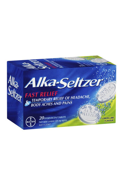 ALKA SELTZER Lemon 20tabs - Life Pharmacy St Lukes