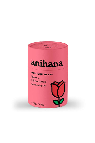 ANIHANA Solid Moisturiser Rose & Chamomile 75g - Life Pharmacy St Lukes