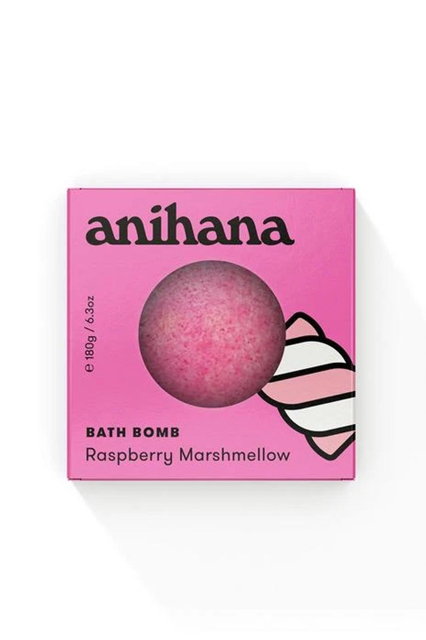 ANIHANA Bath Bomb Raspberry Marshmallow 180g - Life Pharmacy St Lukes