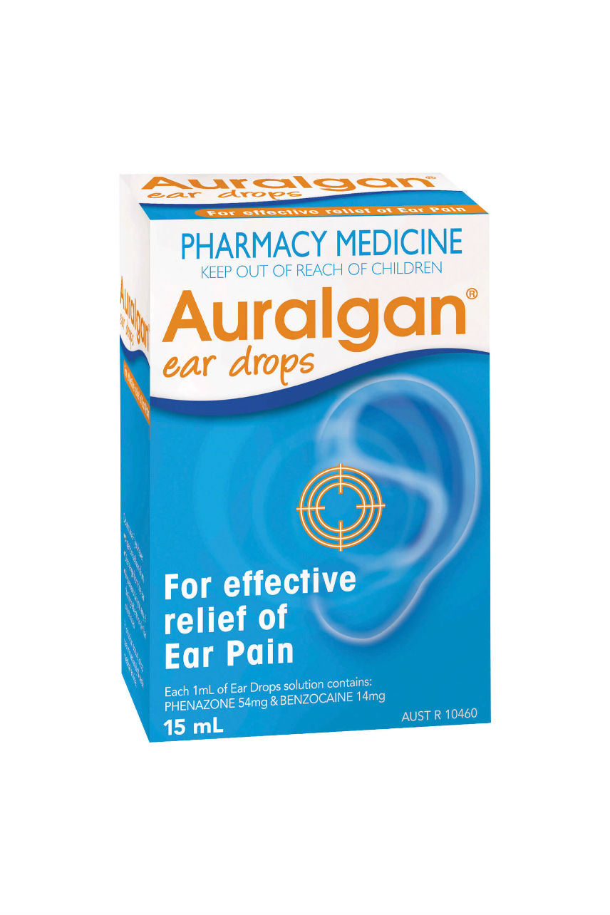 AURALGAN Ear Pain Relief Drops 15ml - Life Pharmacy St Lukes