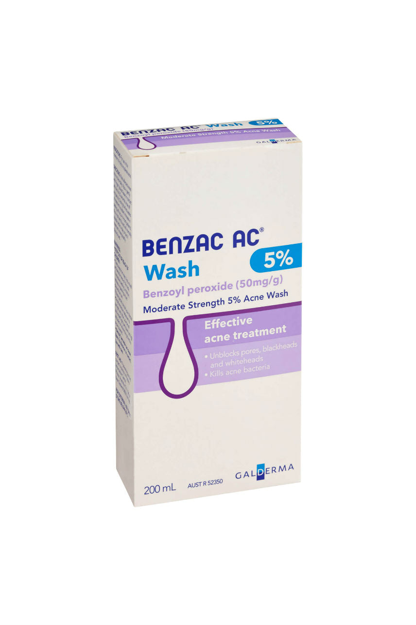 BENZAC AC Wash 5% 200ml - Life Pharmacy St Lukes