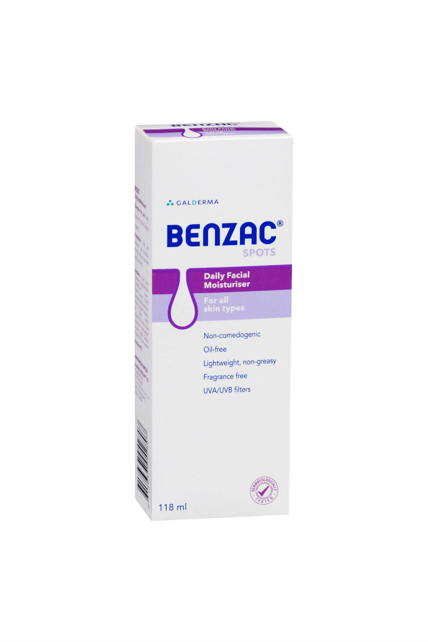 BENZAC Daily Face Moisturiser SPF15 118ml - Life Pharmacy St Lukes