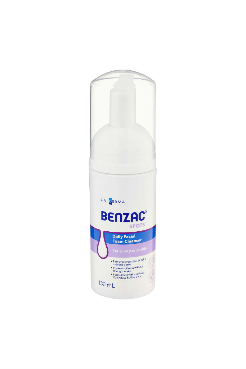 BENZAC Daily Foam Cleanser 130ml - Life Pharmacy St Lukes