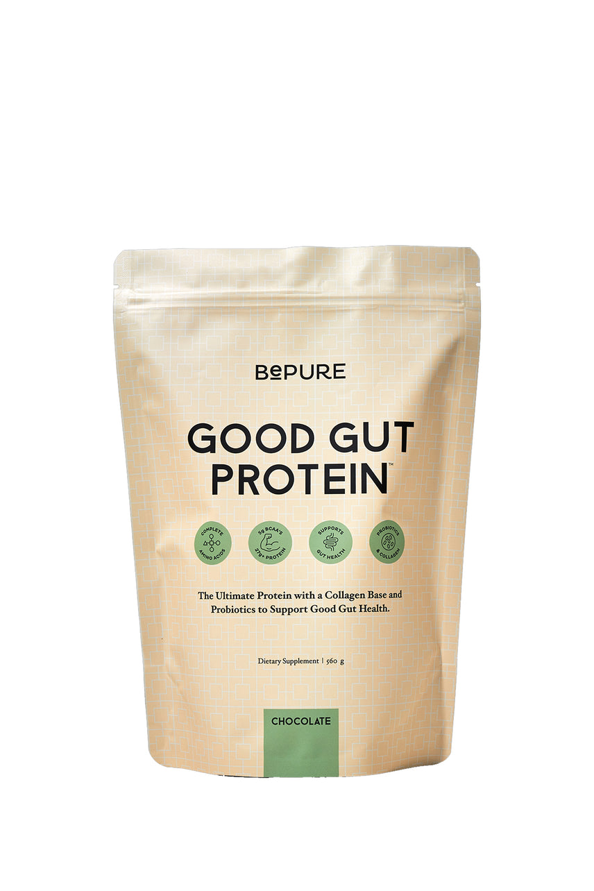 BePure Good Gut Protein Powder Chocolate 536g REFILL - Life Pharmacy St Lukes