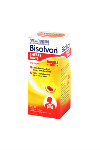 BISOLVON Chesty Forte 200ml - Life Pharmacy St Lukes