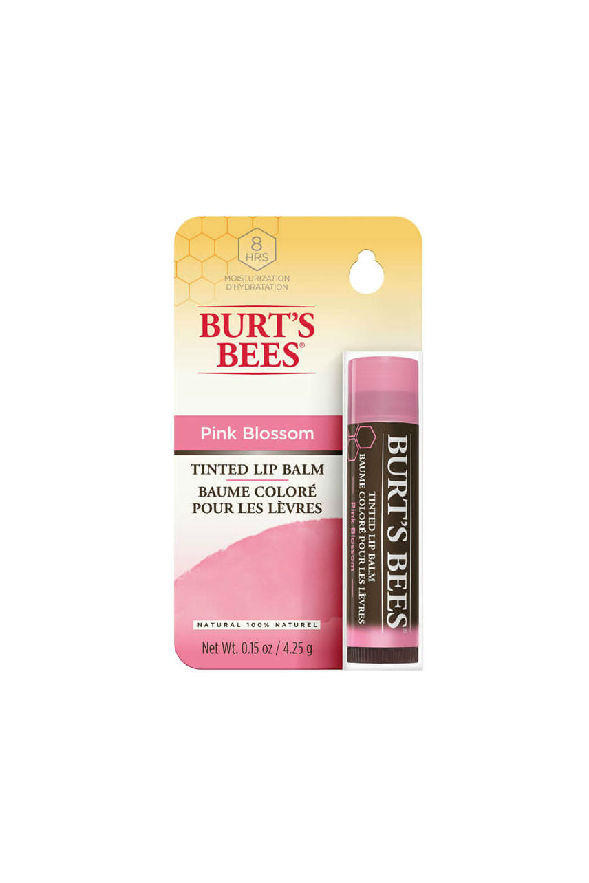 BURTS Bees Tinted Lip Balm Pink Blossom - Life Pharmacy St Lukes