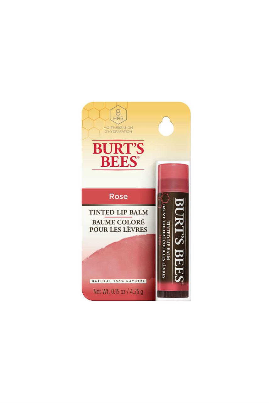 BURTS Bees Tinted Lip Balm Rose - Life Pharmacy St Lukes