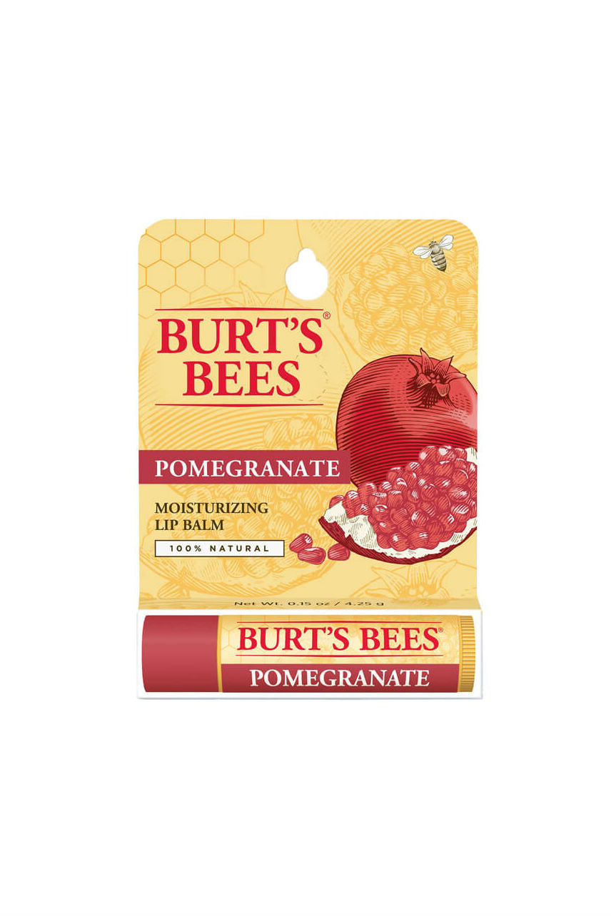 BURTS Bees Pomegranate Lip Balm Tube 4.25g - Life Pharmacy St Lukes