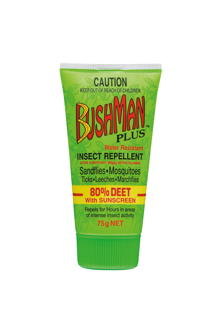 BUSHMAN Plus Dry Gel 80% DEET +Sunscreen 75g - Life Pharmacy St Lukes