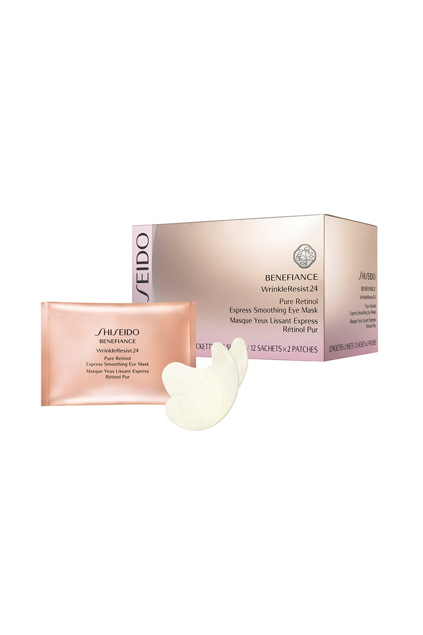 SHISEIDO Benefiance WrinkleResist 24 Pure Retinol Express Smoothing Eye Mask - Life Pharmacy St Lukes