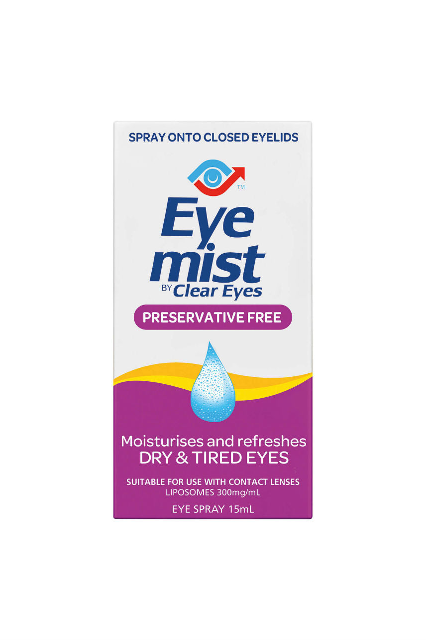 CLEAR EYES Eye Mist 15ml - Life Pharmacy St Lukes