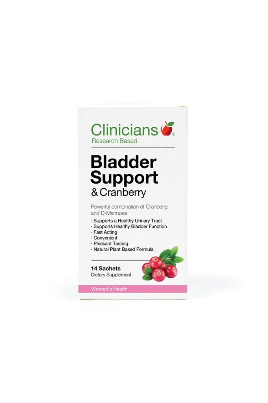 CLINICIANS Bladder Support +Cranberry 14 sachet - Life Pharmacy St Lukes