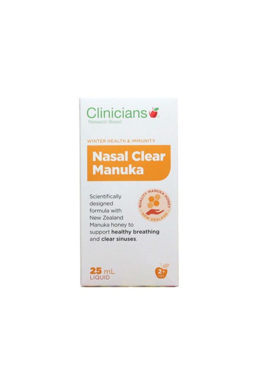 CLINICIANS Nasal Clear Manuka 25ml - Life Pharmacy St Lukes
