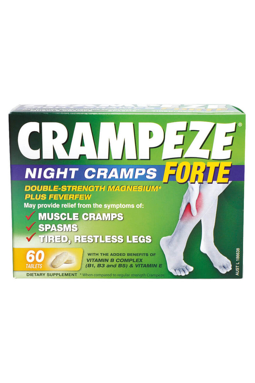 CRAMPEZE Night Cramps Forte 60tabs - Life Pharmacy St Lukes