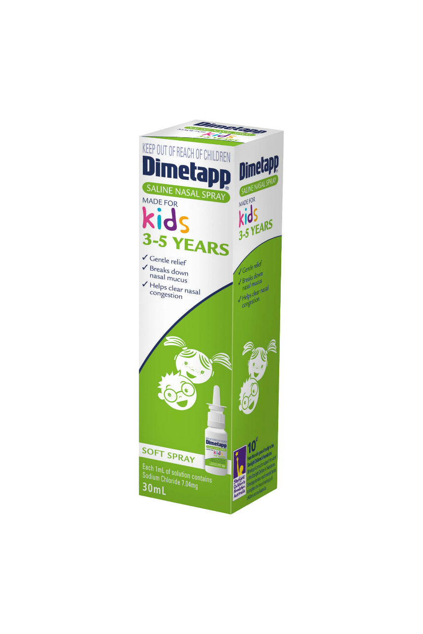 DIMETAPP Saline Nasal Spray 3-5y 30ml - Life Pharmacy St Lukes