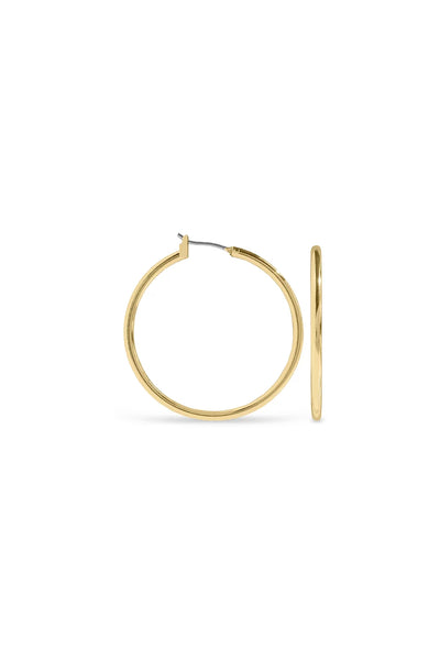 EarSense F494-3 35mm Gold Click Hoops - Life Pharmacy St Lukes