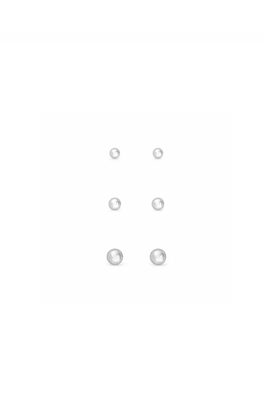 EarSense FC290 Silv Ball Stud Trio Studs - Life Pharmacy St Lukes