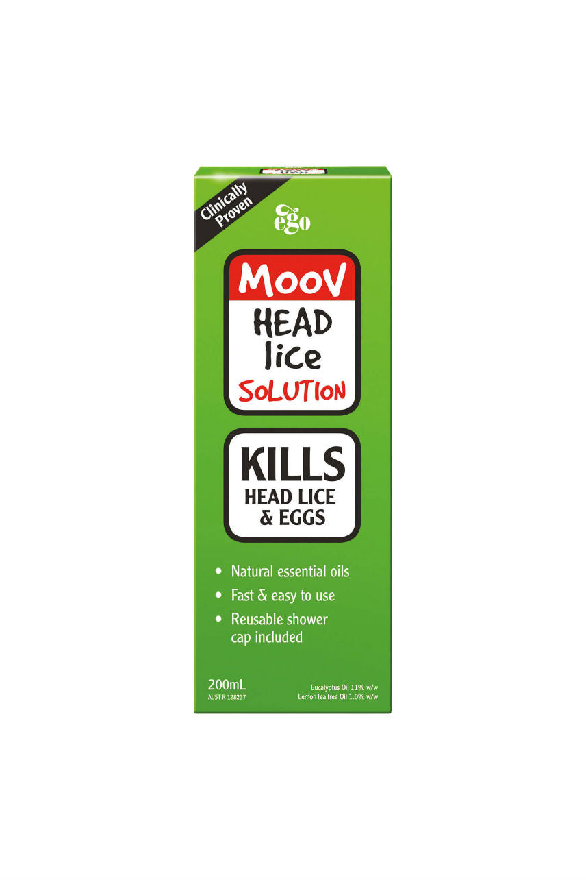EGO MOOV Head Lice Solution 200ml - Life Pharmacy St Lukes