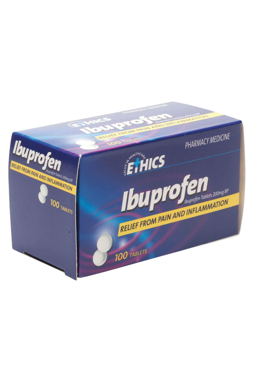 ETHICS Ibuprofen 200mg 100 Tablets - Life Pharmacy St Lukes