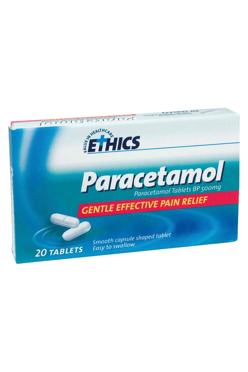 ETHICS Paracetamol 500mg 20 CS tab - Life Pharmacy St Lukes
