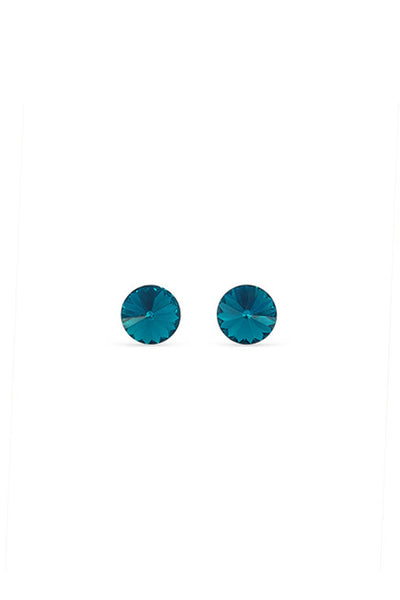 EarSense ES-C21 Blue Zircon Rivoli Studs - Life Pharmacy St Lukes