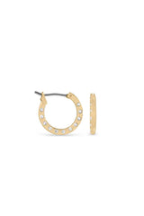 EarSense F3-1886 12mm Gold Hoop with Inset Crystals - Life Pharmacy St Lukes