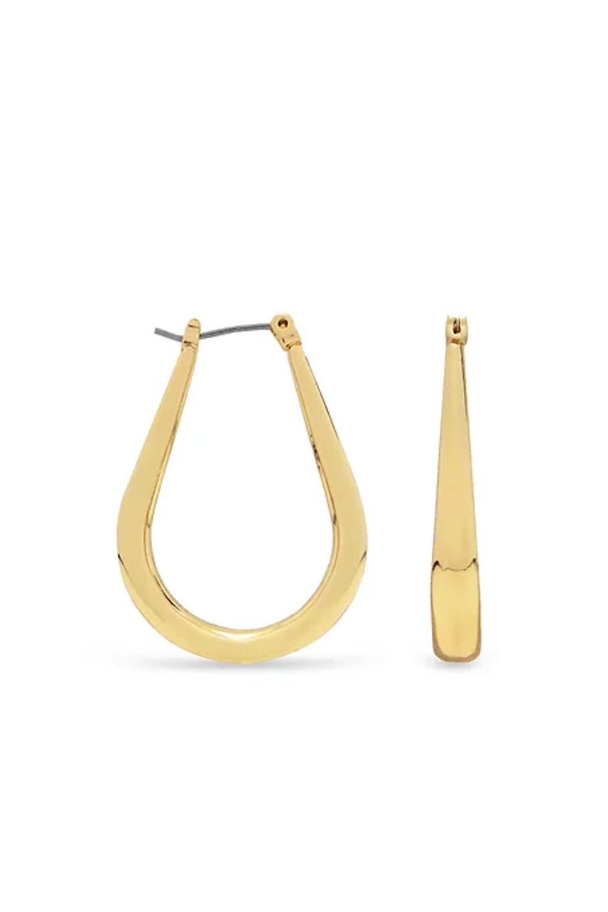 EarSense F411 Gold Tube Teardrop Click Hoop - Life Pharmacy St Lukes