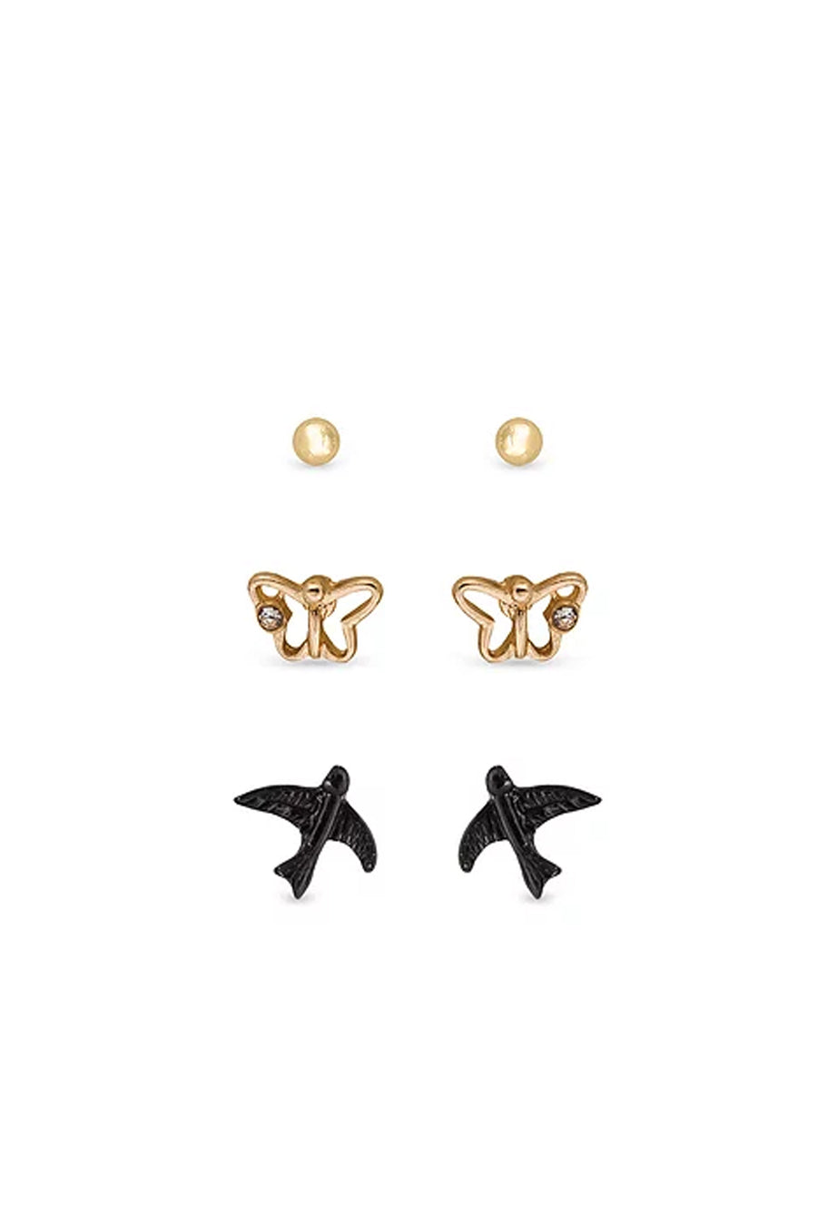Earsense FT-331 Gold Ball, Butterfly and Swallow Trio - Life Pharmacy St Lukes