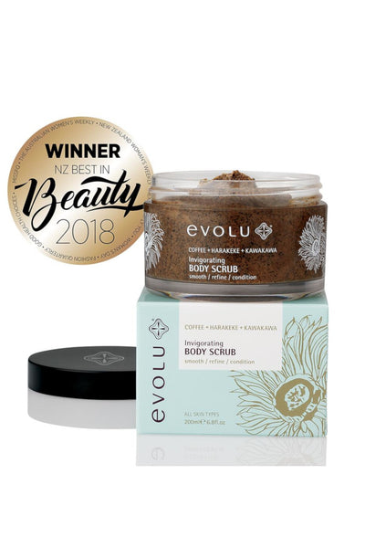 EVOLU Invigorating Body Scrub 200ml - Life Pharmacy St Lukes