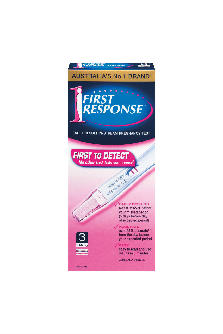 FIRST Response Early Result In-Stream Pregnancy Test 3 Pack - Life Pharmacy St Lukes