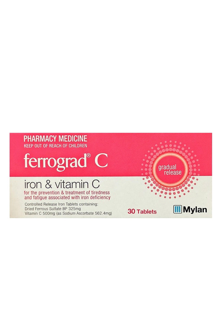 FERROGRAD C 325mg +Vitamin-C 500mg 30s - Life Pharmacy St Lukes