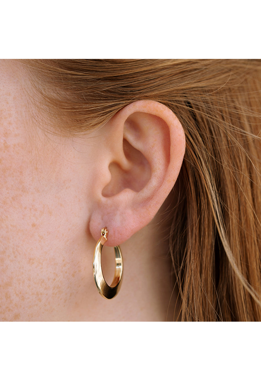 EURO 58740 Flat Gold Click Hoop - Life Pharmacy St Lukes
